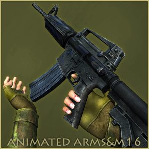 پکیج Animated Arms With M-16