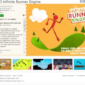 دانلود پکیج 2D 3D Infinite Runner Engine v1.1