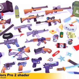 دانلود پکیج Hypercasual Action Props Pack Volume 3 v1.0