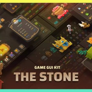 دانلود پک GUI Kit - The Stone v2.0 (فقط فایل های psd)