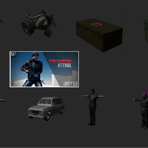 دانلود مدل های سه بعدی UNITY THE DIVISION KIT 1