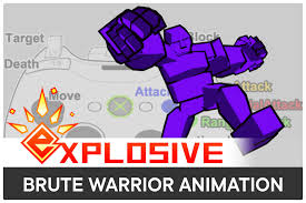 دانلود پکیج Brute Warrior Mecanim Animation Pack (لینک داخلی)
